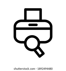 Searching Job icon or logo isolated sign symbol vector illustration - high quality black style vector icons
