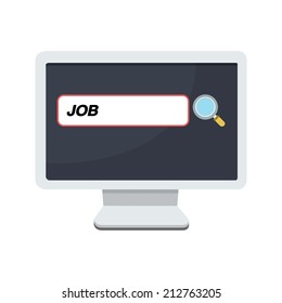 Searching JOB on computer vector