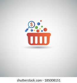 Searching money symbol,vector