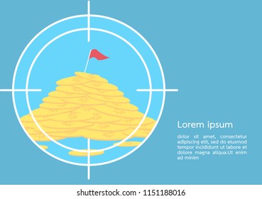 Searching for Opportunity. Business concept illustration