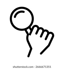 Suchumriss Symbol Vektordesign gut für Web oder mobile App