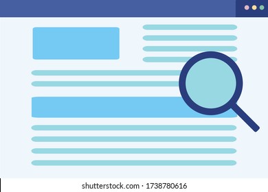 proceso de búsqueda en una página web 