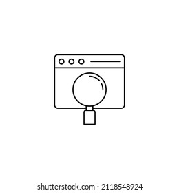 Searching Results Icon Vector Illustration Logo Template
Webpage, browser, search icon vector image. Can also be used for Webpages. Suitable for use on web apps, mobile apps and print media.
Search 