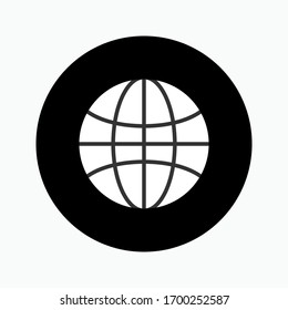 Buscando icono del sitio. Signo del explorador. Símbolo de conexión.