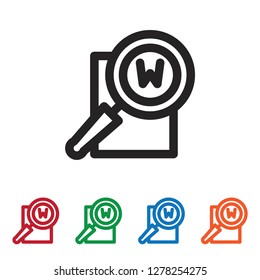 Searching vector icon