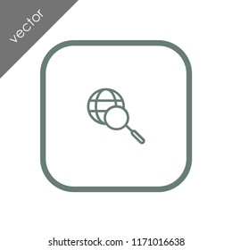 searching the web icon