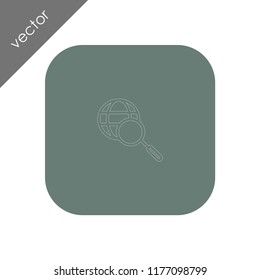 searching the web icon