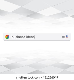 Searching the web for information ideas for business vector illustration