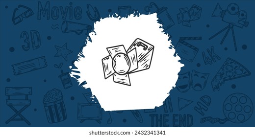 Searchlight Icon, Spotlight Icon, Track Light Icon Vector Illustration Eps10