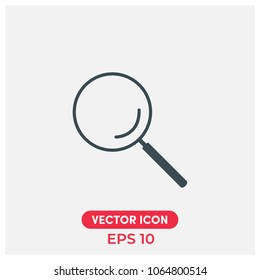 Search,Magnifier Vector Icon.Flat,Modern,Creative Search,Magnifier Vector Icon Symbol Illustration For Web And Mobile App.Ui/Ux.Premium Quality.