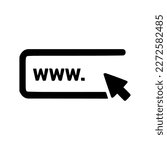 search,website,internet icon vector isolated on background