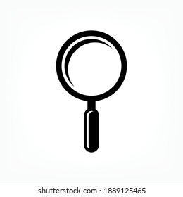 Icono de búsqueda. Símbolo de amplificador: vector, firma para diseño, presentación, sitio web o elementos de aplicaciones.