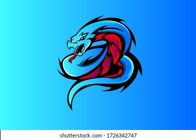SEARPENT MASCOT LOGO VECTOR EPS
