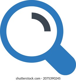 searrch vector illustration isolated on a transparent background. glyph vector icons for concept or web graphics.