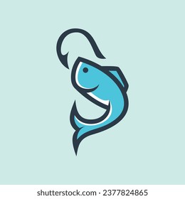 Sea's Bounty: A Fin-tastic Fish Logo Design for Fresh Seafood Adventures.