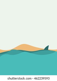 seascape water sky icon vector illustration design