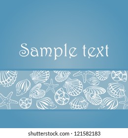 Seashell card