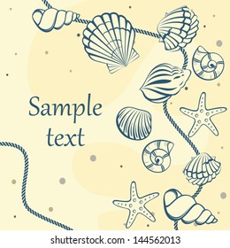 Seashell card