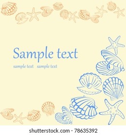 Seashell card