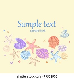 Seashell card