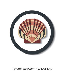 seashell in a circle