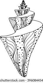 seashell doodling