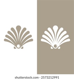 seashell Elegant logo design. logo suitablel for observation labs, food, Beauty And Cosmetic and many business fields.