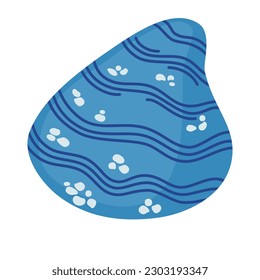 Seashell. Hand draw vector illustration isolated on white background.