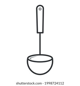 Seashell icon for catching food in pot