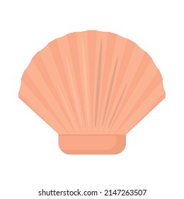 seashell icon on white background