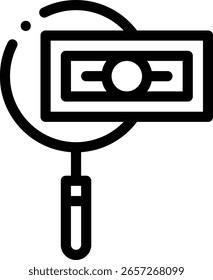 seashell icon. Thin Linear Style Design Isolated On White Background