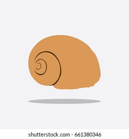 Seashell icon, vector illustration design. 