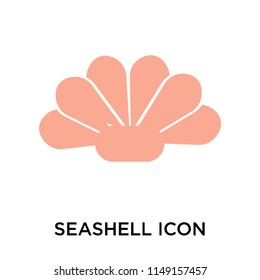 Seashell icon vector isolated on white background for your web and mobile app design, Seashell logo concept