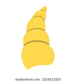 seashell item summer design illustration