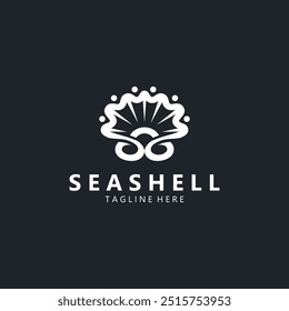 Seashell Logo. Ocean Animals premium quality graphic outline symbols collection