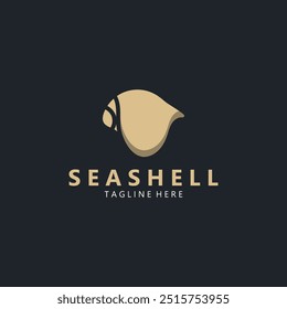 Seashell Logo. Ocean Animals premium quality graphic outline symbols collection