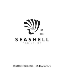 Seashell Logo. Ocean Animals premium quality graphic outline symbols collection