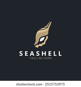 Seashell Logo. Ocean Animals premium quality graphic outline symbols collection