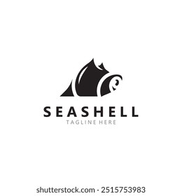 Seashell Logo. Ocean Animals premium quality graphic outline symbols collection