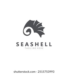 Seashell Logo. Ocean Animals premium quality graphic outline symbols collection