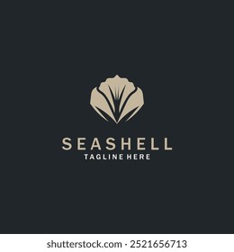 Seashell Logo. Ocean Animals premium quality graphic outline symbols collection