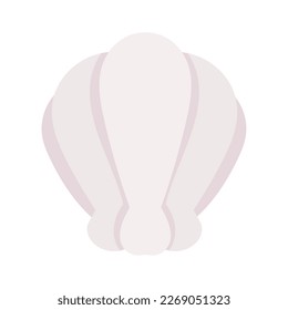 diseño aislado del icono marino de las conchas marinas