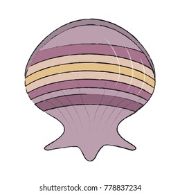 Seashell marine symbol