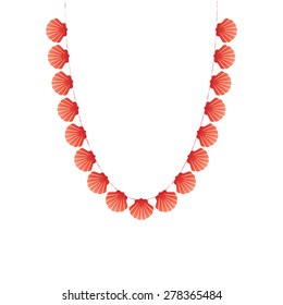 Seashell necklace