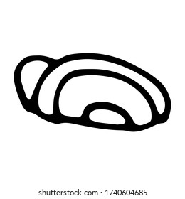 Seashell ocean nature water underwater vector. Hand drawn marine engraving of engravings on a white background.Design logo,icon,banner template.Greeting card for Ocean day celebration.