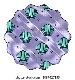 seashell pattern design