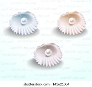 seashell with a pearl