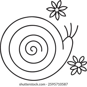 Seashell with Pearl Coloring Page - Cute Bold And Easy Outline for Kids | Ocean Theme Printable Activity Sheet | Fun And Simple Drawing for Creativity