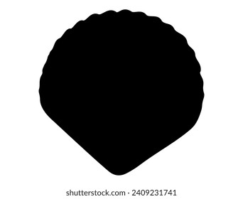 Seashell, Seafood silhouette vector art