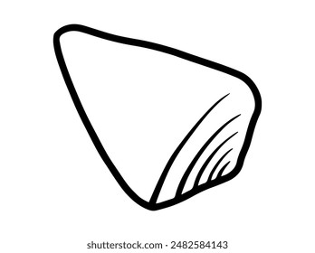 Seashell Sketch Line Art Illustration